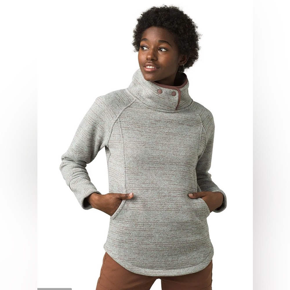 prAna Tri Thermal Threads Tunic Pullover Sz Large - Picture 10 of 11